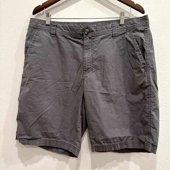 Columbia Mens 36 Washed Out Shorts Gray Hiking Climbing Camping Fishing Outdoors - Picture 1 of 8